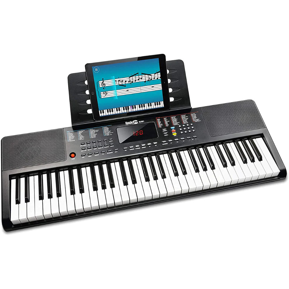 Piano RockJam avec clavier LED compact à 61 touches – Mati Price