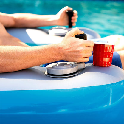 Chaise longue de piscine gonflable motorisée